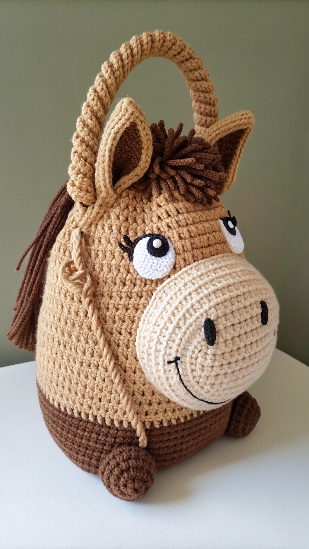 Crochet Horse Bag