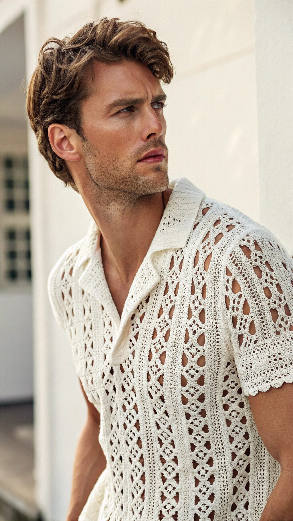 Bold Striped Crochet Top