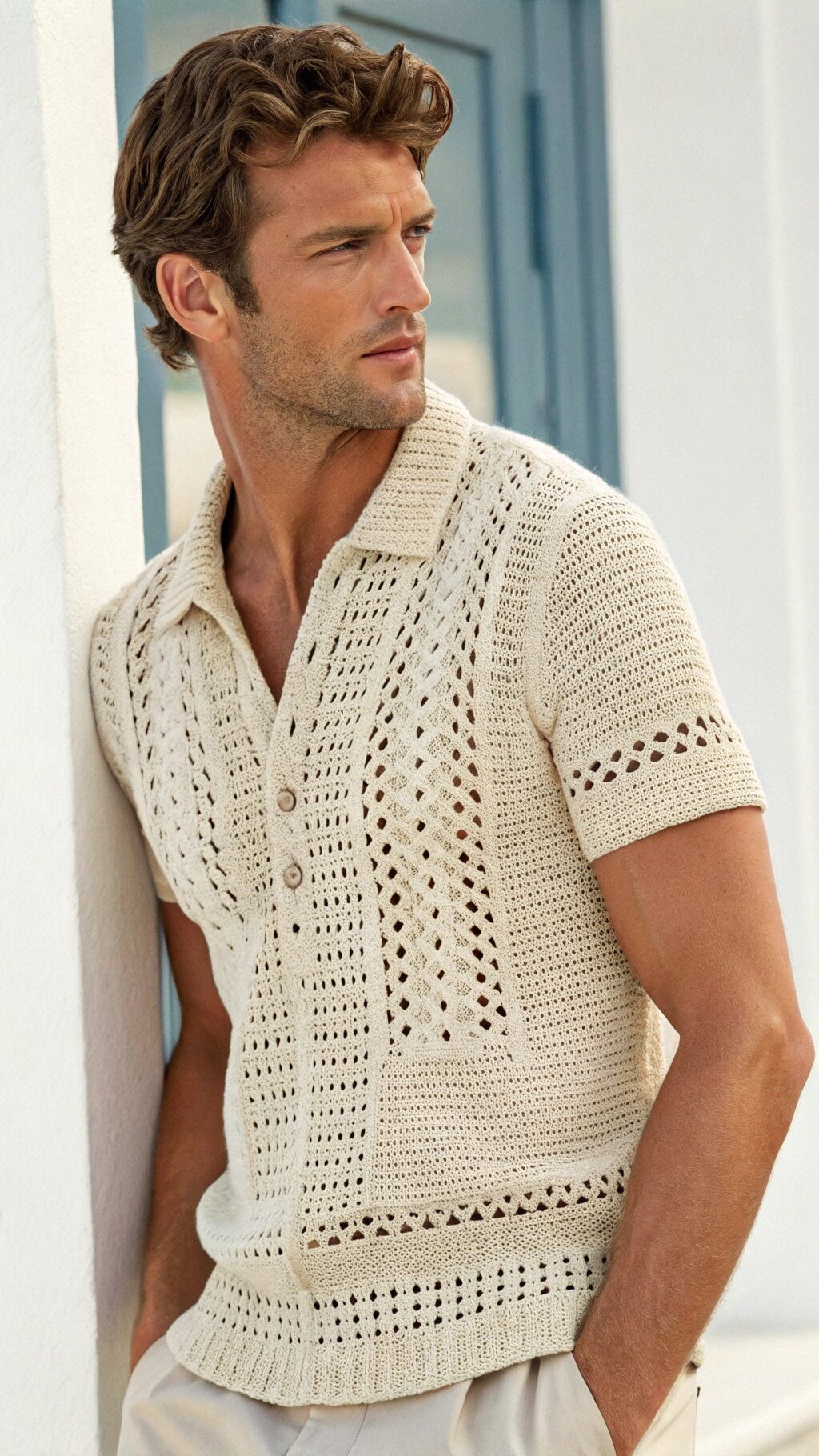 Eco-Friendly Cotton Crochet Tee