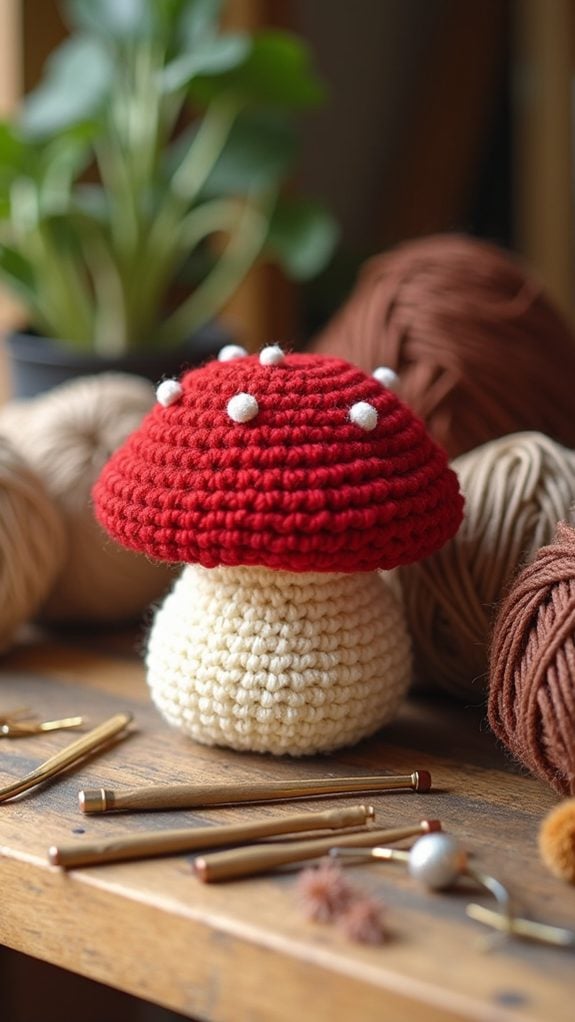 mushroom themed table decorations