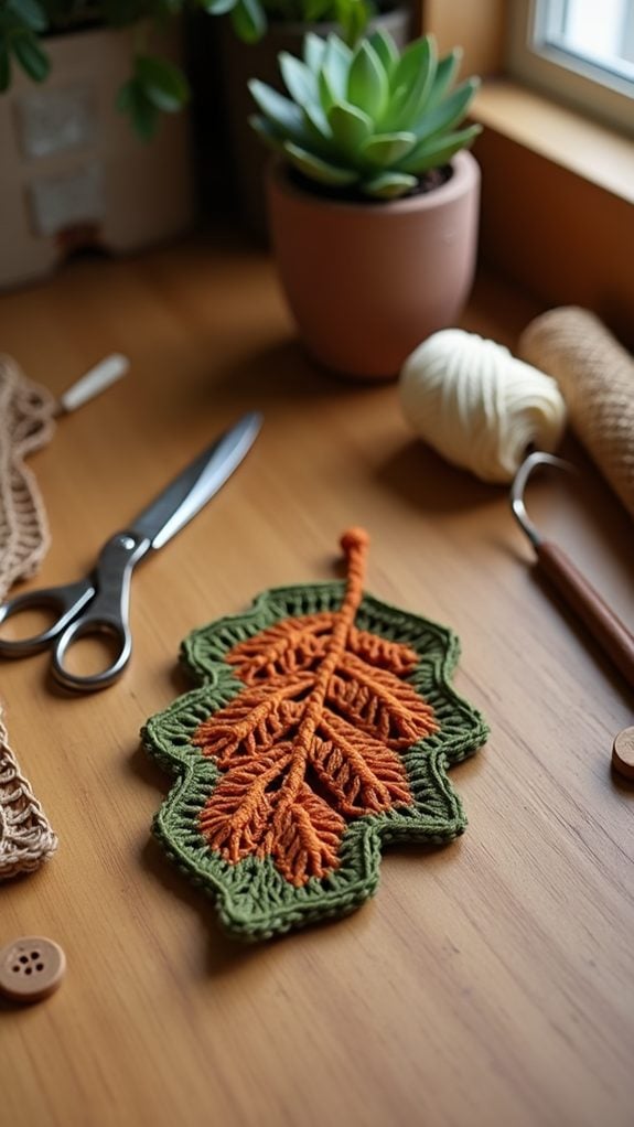 natural autumn leaf design