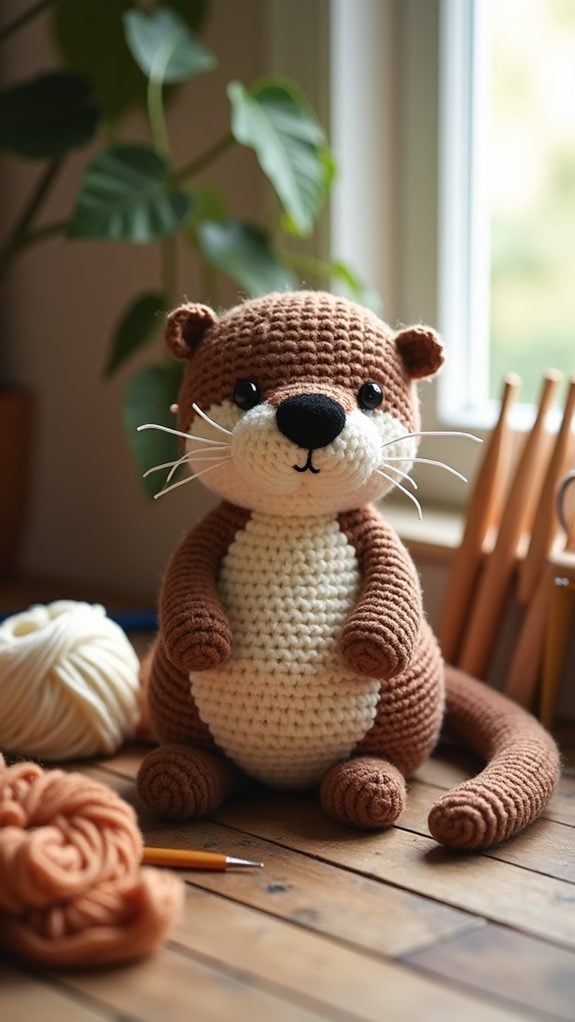 otter crochet pattern instructions