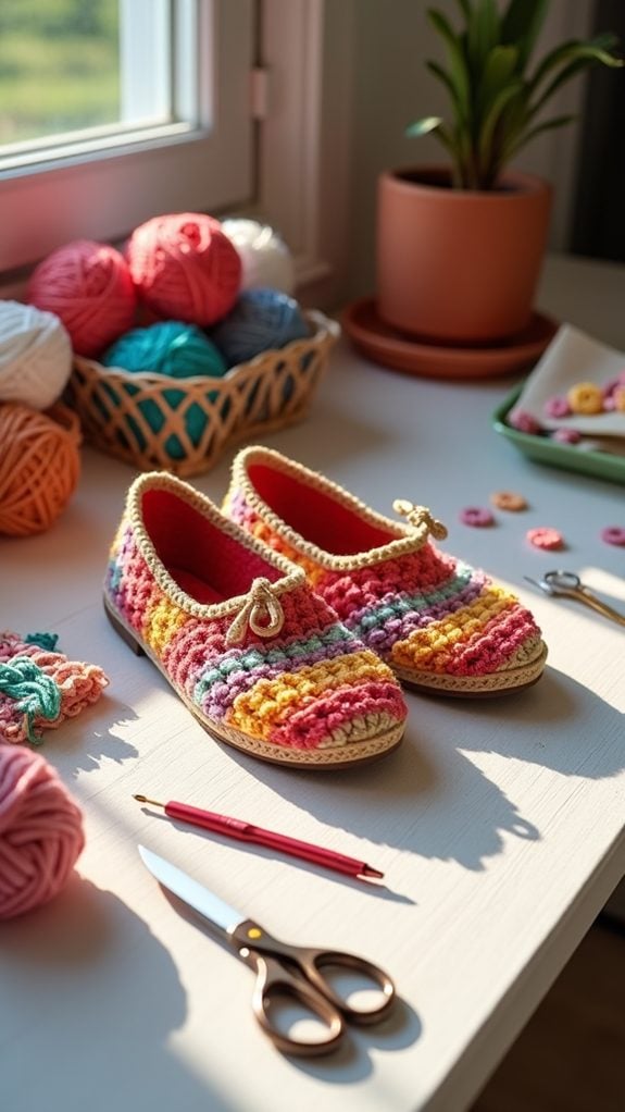 personalized crochet shoe designs