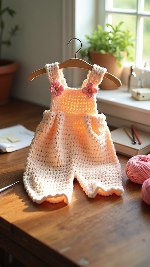 playful crochet overall design
