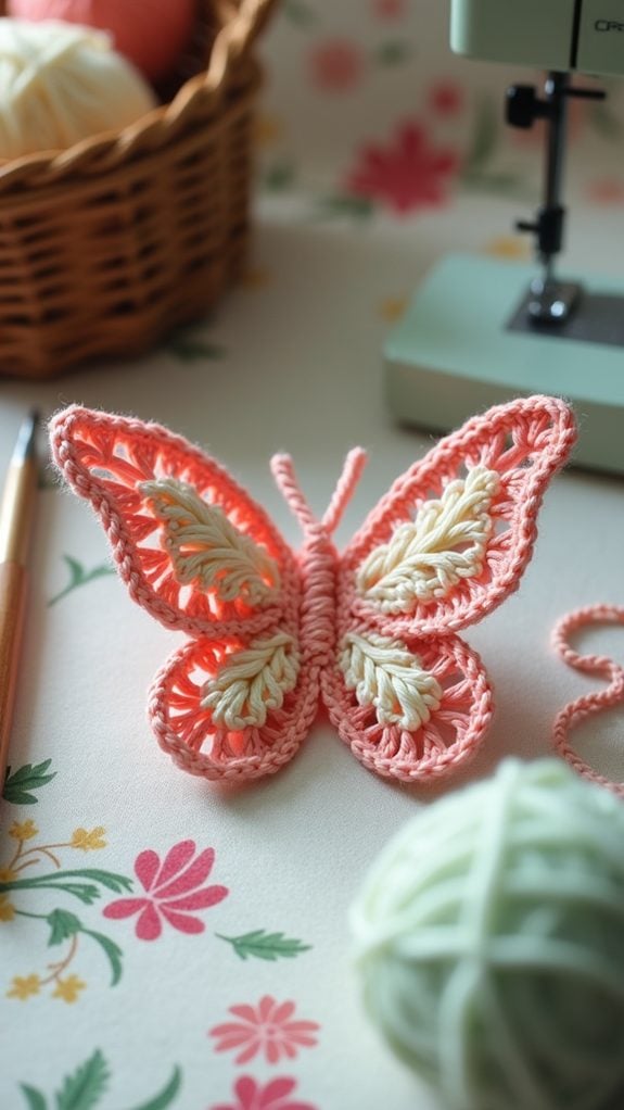 retro butterfly design aesthetic