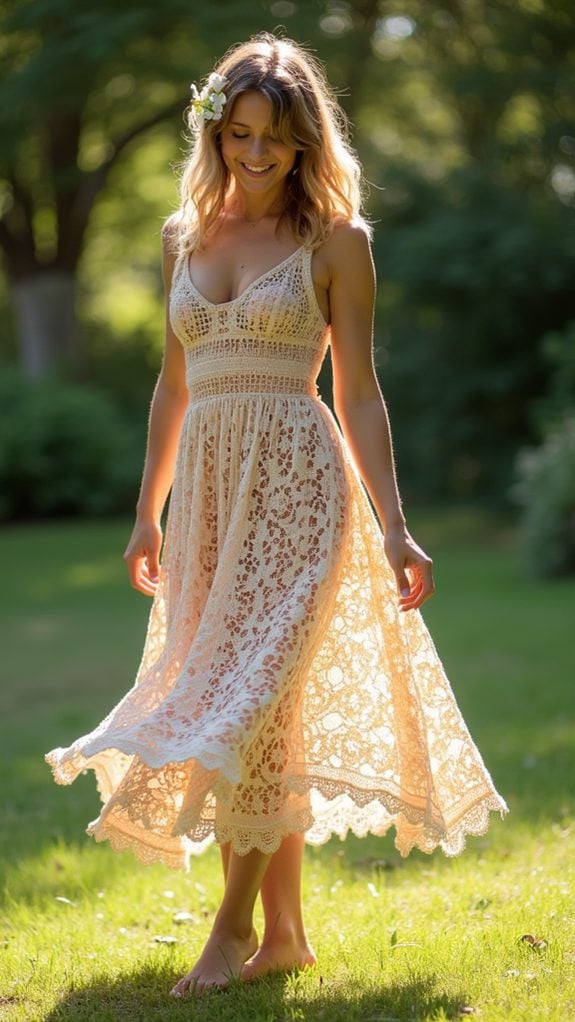 retro style midi dress