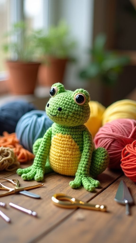 small amphibian in pocket