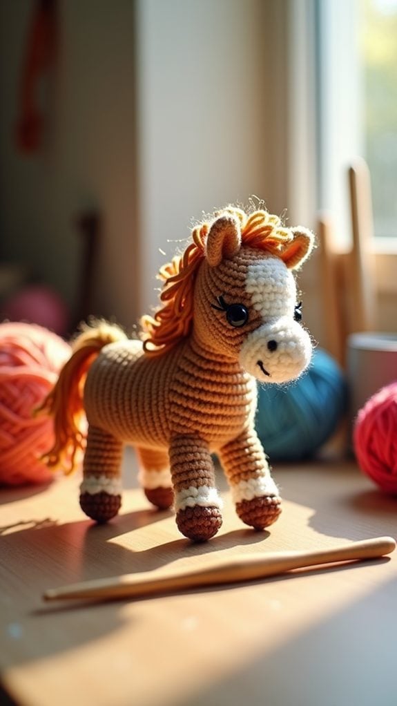 small horse decorative statue