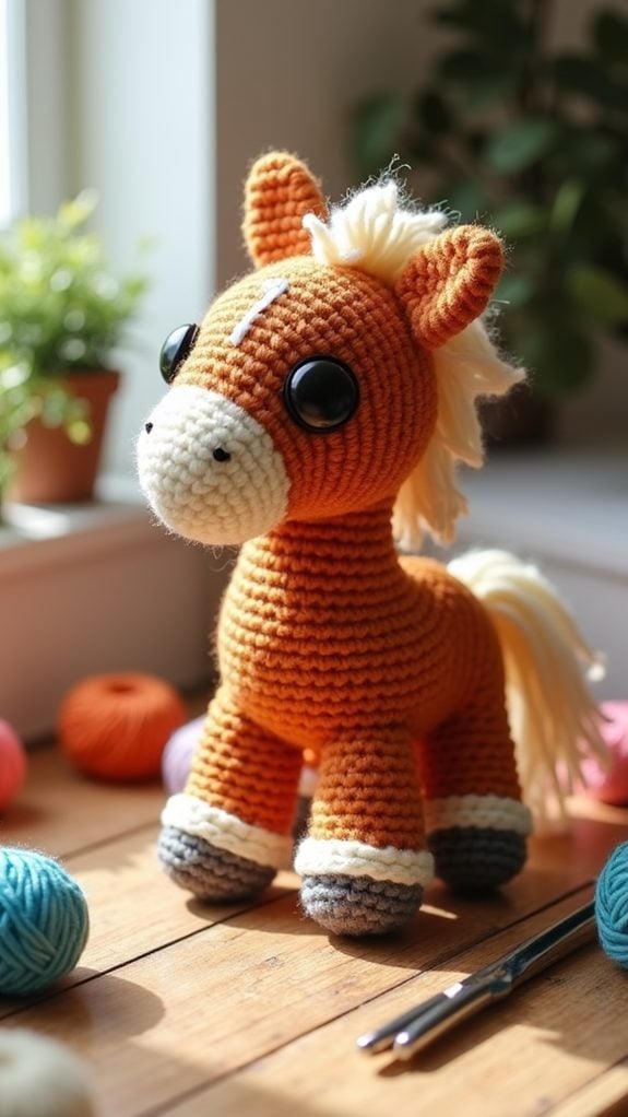 soft pony stuffed animal