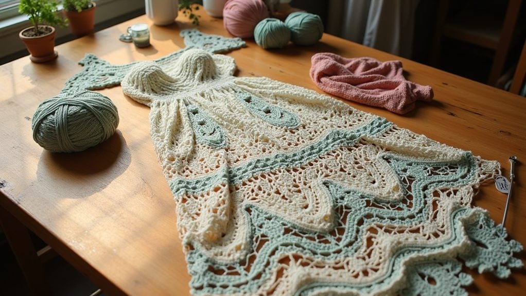 stylish crochet maxi romper