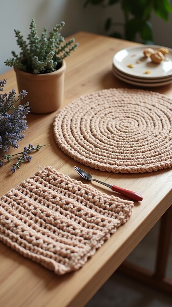 stylish ribbed table decor