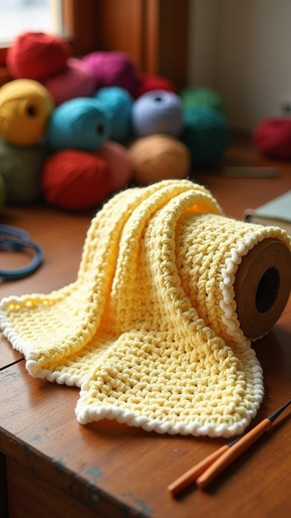 textured cotton kitchen cloth