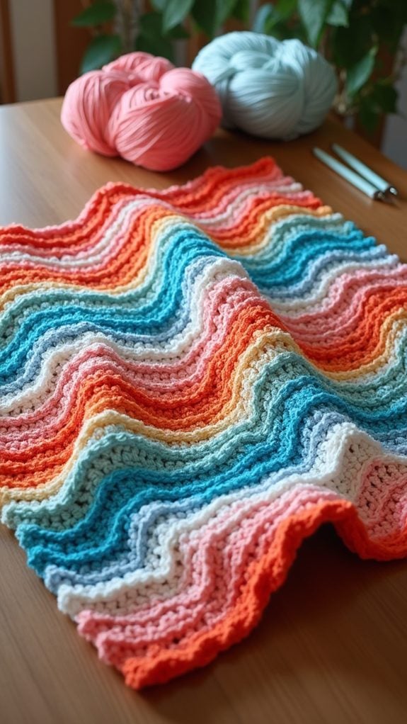 textured crochet blanket pattern