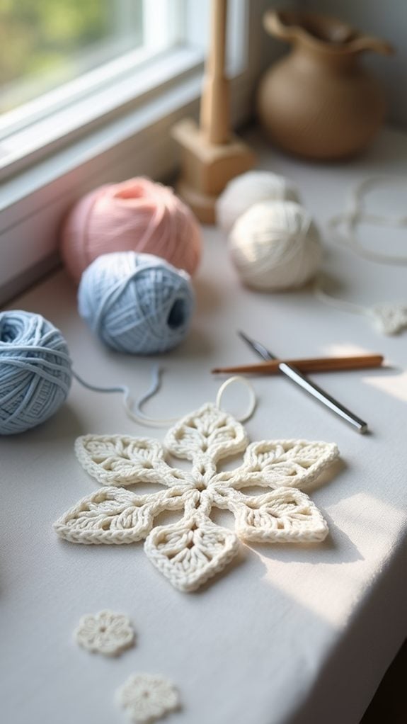 tiny handmade winter decorations