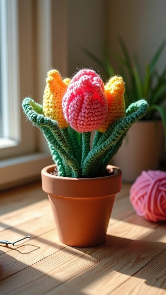 tulip pot decorative cover