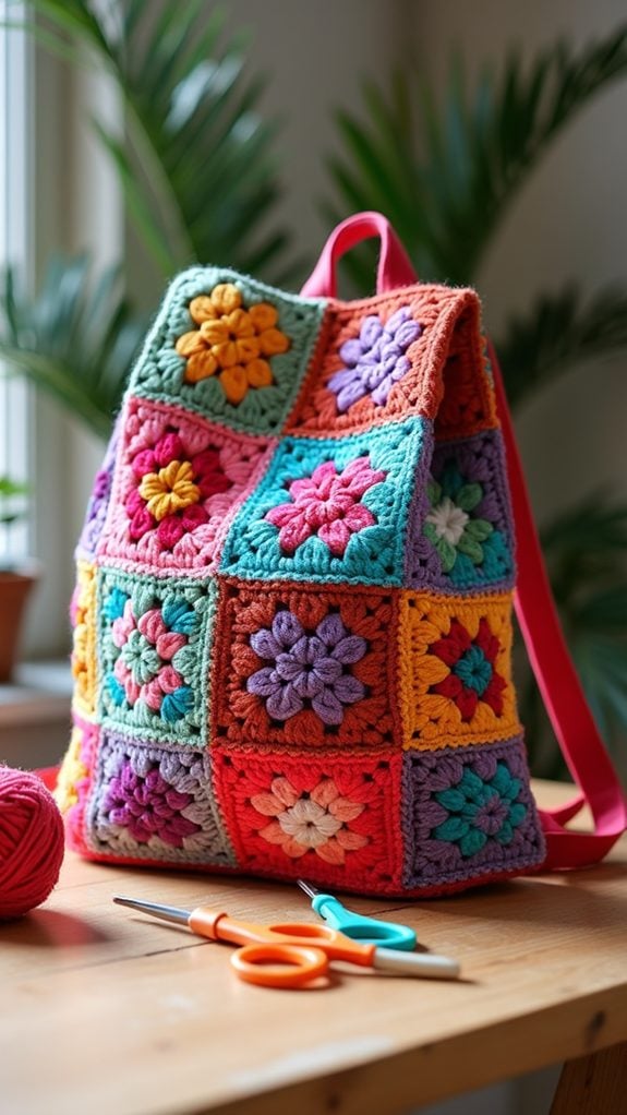 vibrant crochet blanket pattern