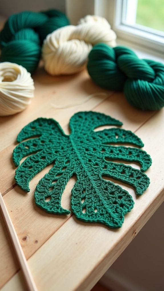 vibrant green houseplant foliage