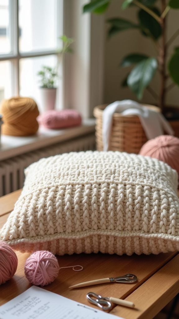 warm textured sweater style