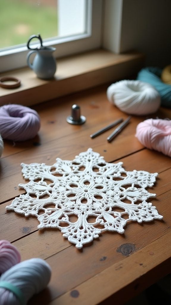 winter themed decorative pattern