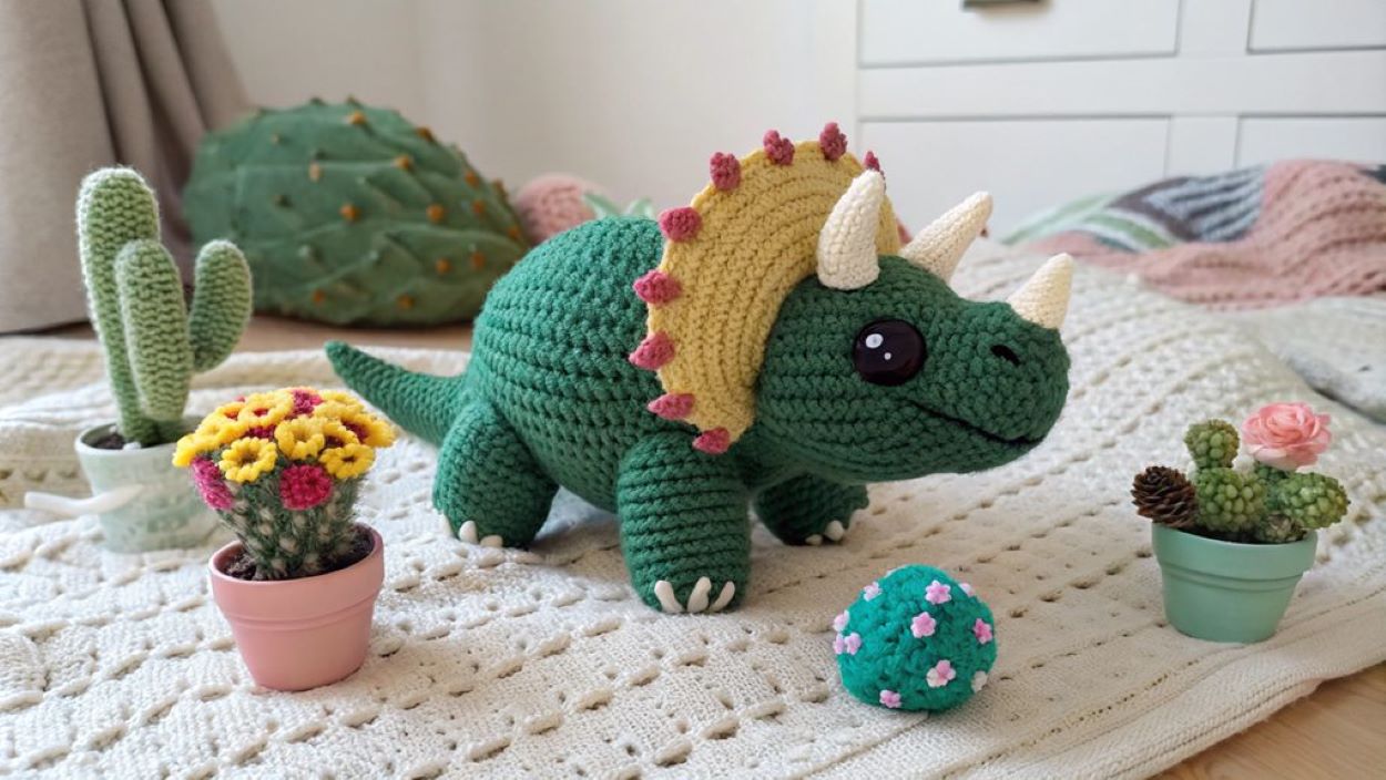 20 Latest Crochet Triceratops Ideas To Try In 2025!