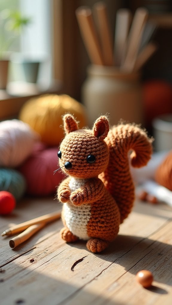 adorable squirrel bag accessory