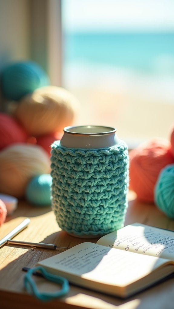 chill seaside drink holder