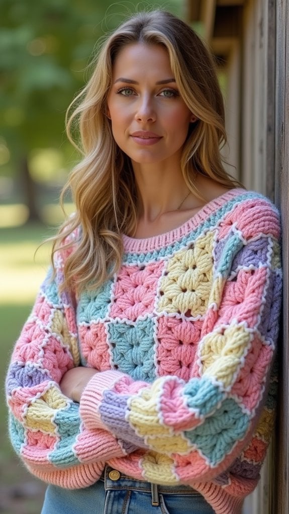 cozy oversized knitwear piece