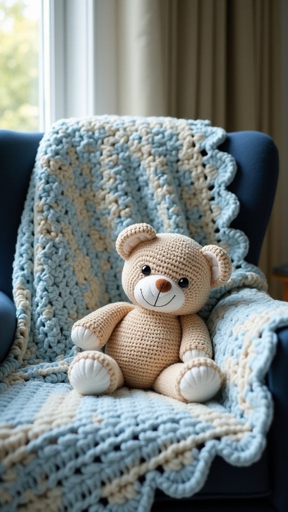 cozy teddy bear blanket