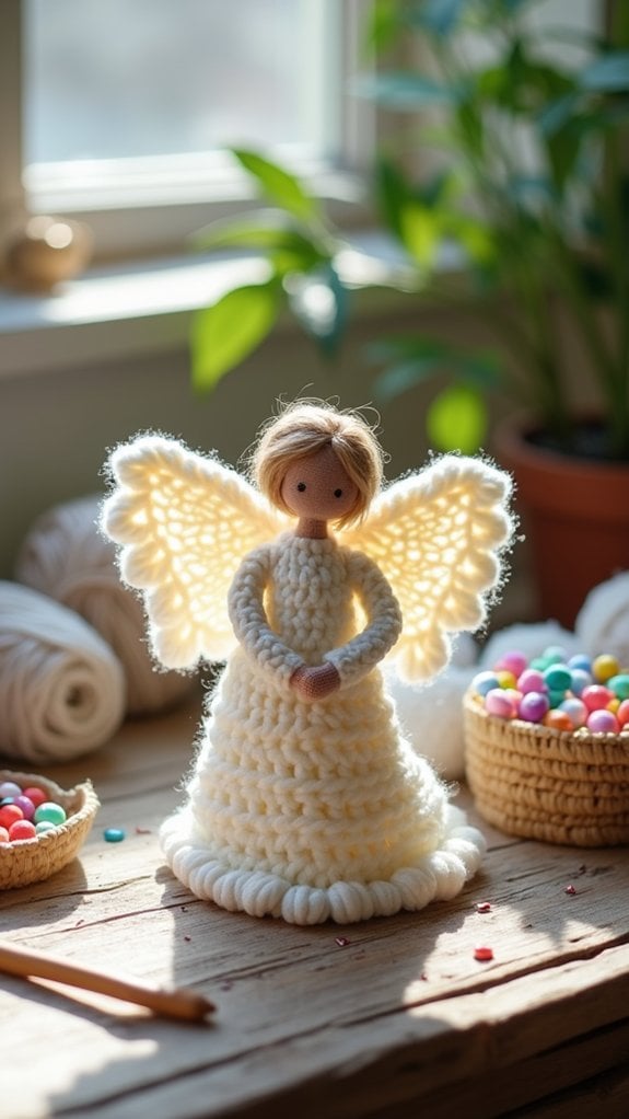 crochet angel for protection