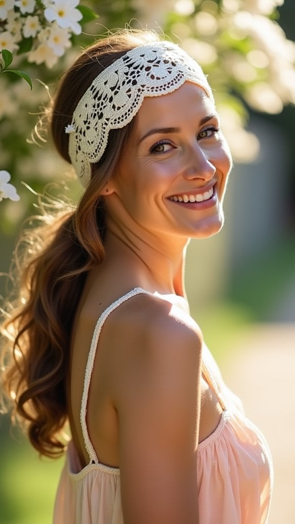 delicate lace crochet design