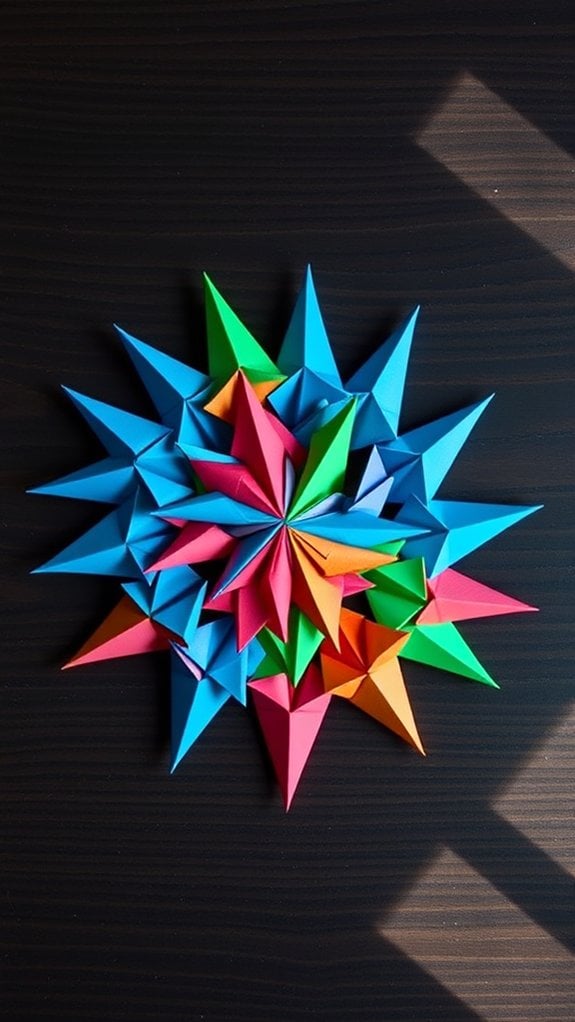 folded paper weapon craft