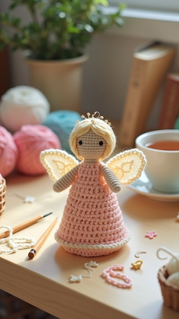 handmade crochet angel doll