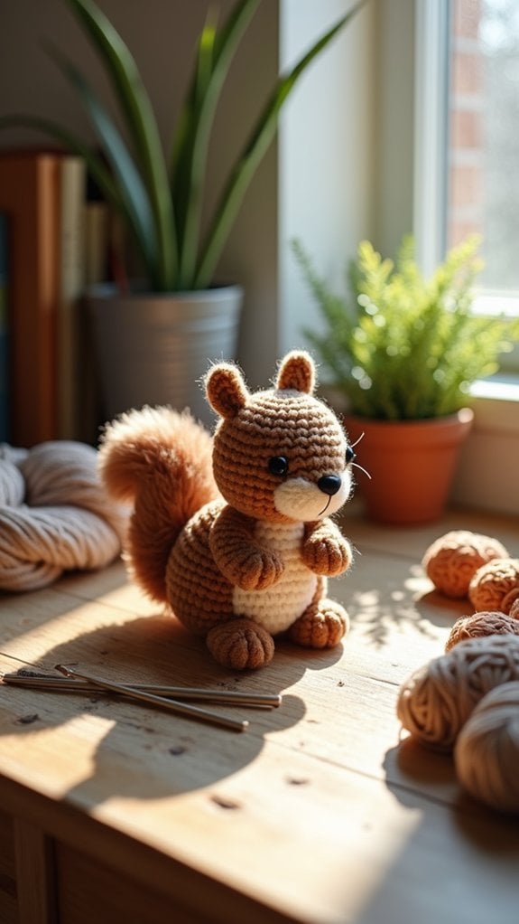 squirrel themed nature design concept