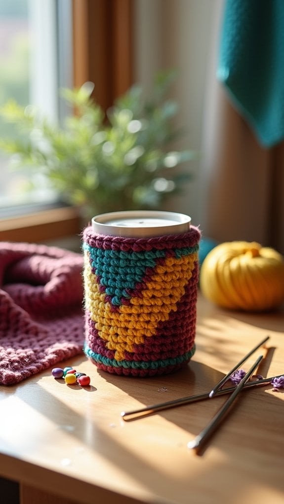 stylish geometric drink holder