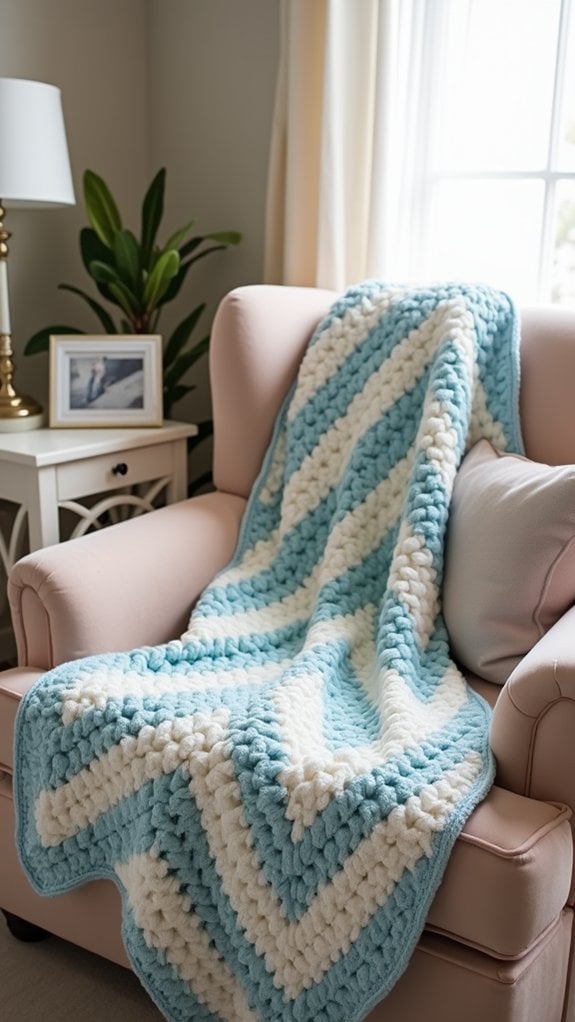 stylish zigzag design motif