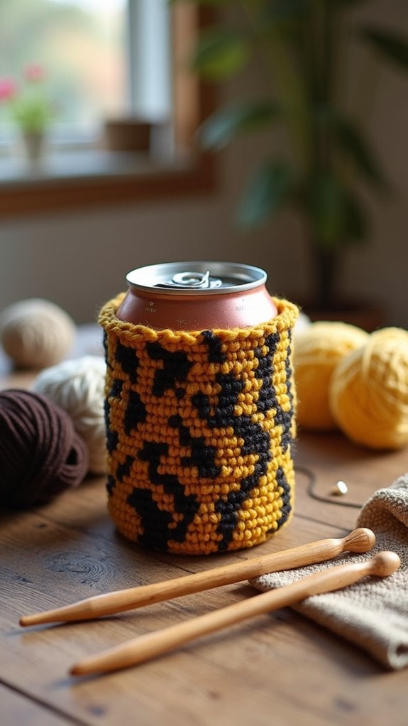 wild pattern beverage holder