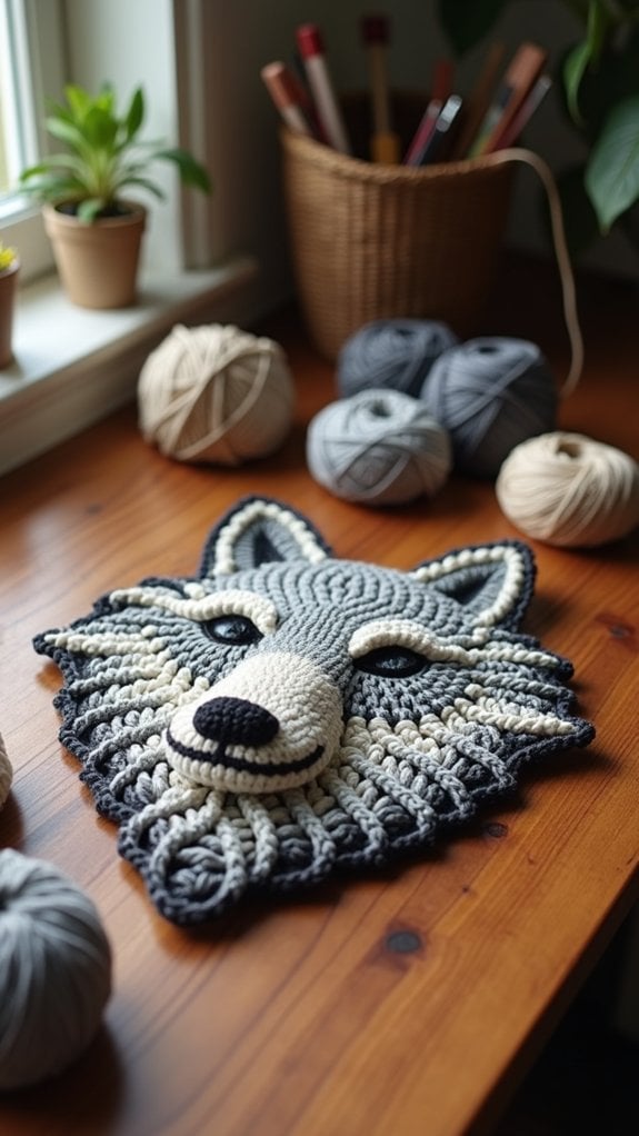 wolf themed wall decor