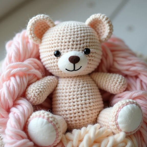 baby bear rattle crochet
