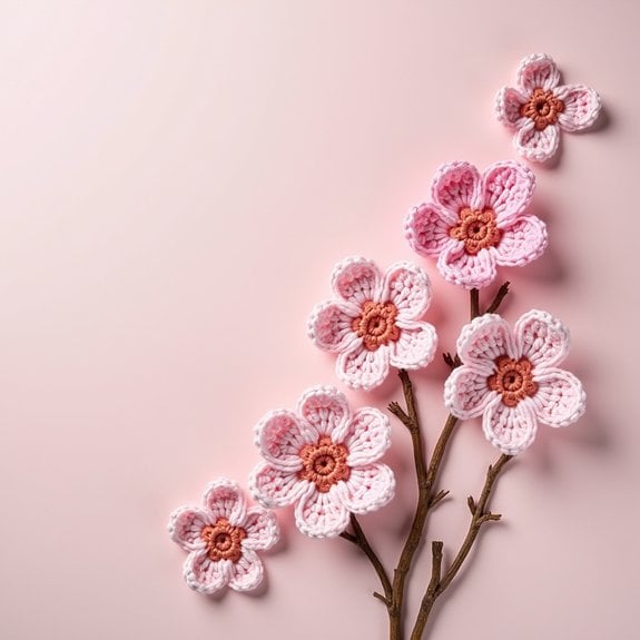 beautiful blooming cherry blossoms