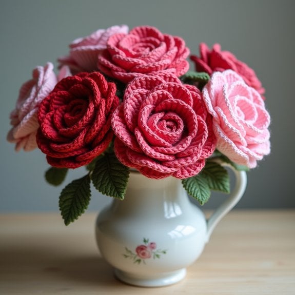 beautiful handmade crocheted flower