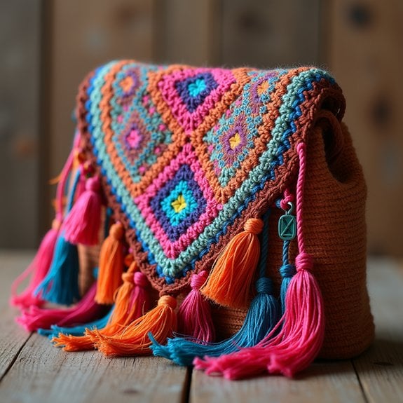 bohemian style coin purse
