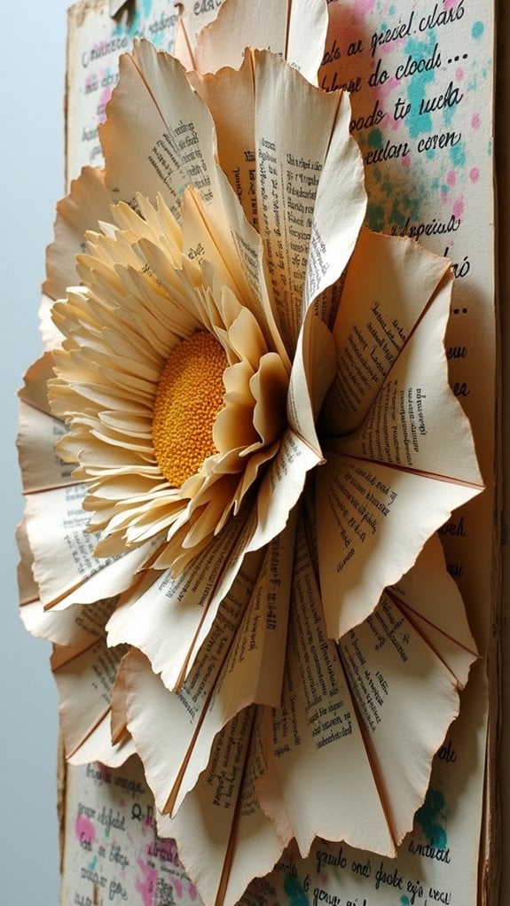 book transformed into art