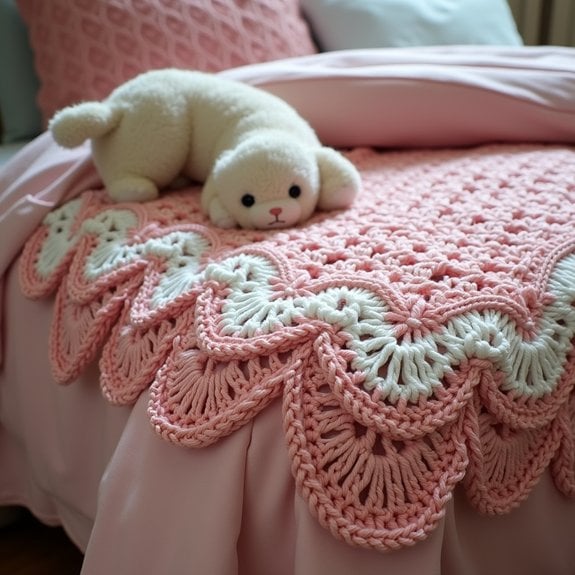 classic shell stitch border