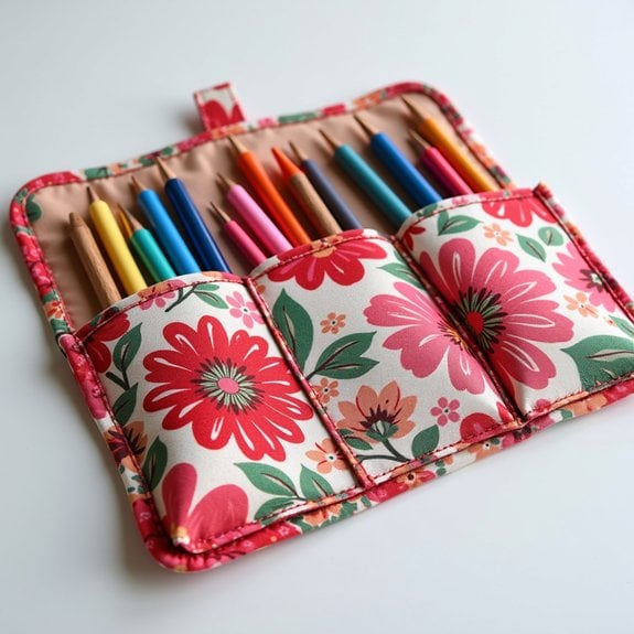 compact crochet hook organizer
