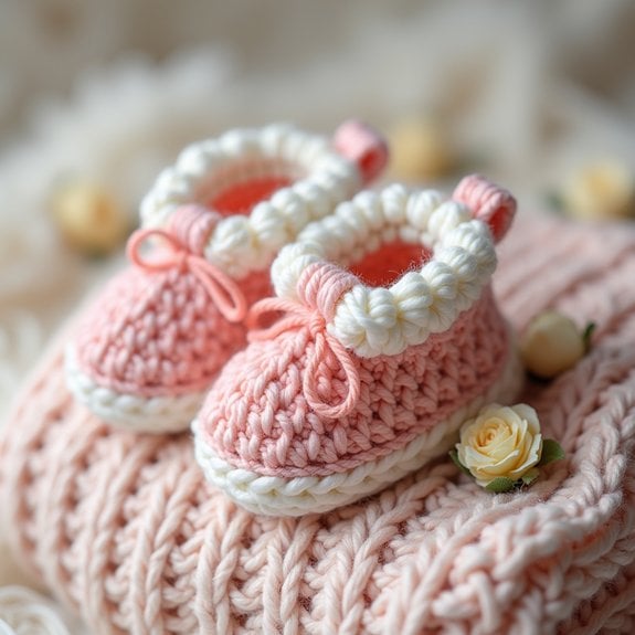 cozy handmade crochet footwear