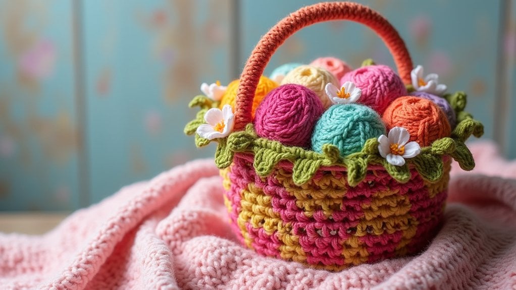 20 Amazing Crochet Basket Ideas