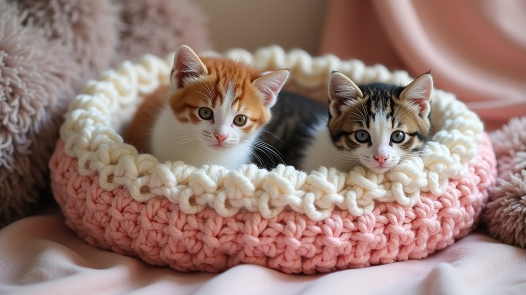 20 Amazing Crochet Cat Bed Ideas