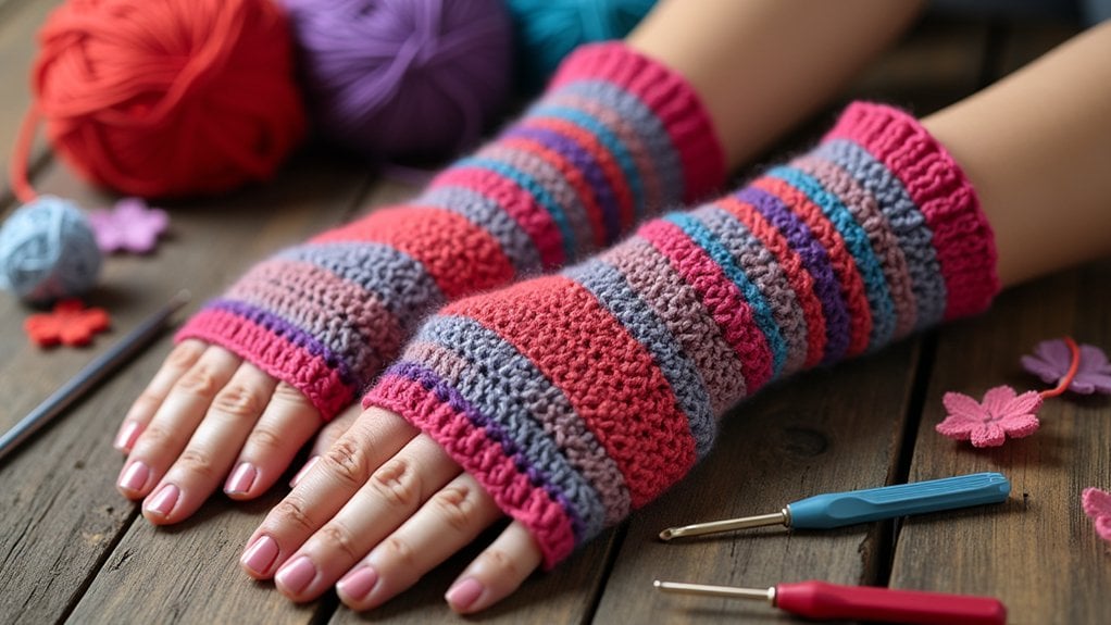 20 Amazing Crochet Fingerless Gloves Ideas