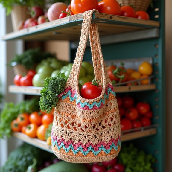 crochet bag storage solution