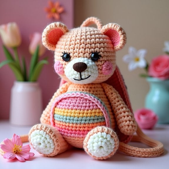 crochet bear backpack pattern